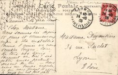 VINTAGE POSTCARD Perspective Saumur of the Quay of Limoges