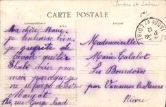 La POSTAL Loches de la VENDIMIA la puerta de Cordtiers uno de las cinco puertas tiene levis del puente