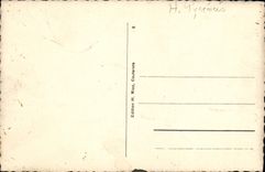 VINTAGE POSTCARD Cauterets and Snow-covered Summits