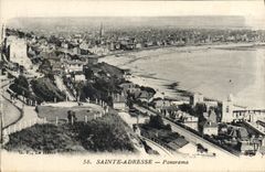 VINTAGE POSTCARD Sainte Address Panorama