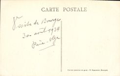 POSTAL Bourges de la VENDIMIA el ayuntamiento