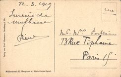 VINTAGE POSTCARD Mulhouse