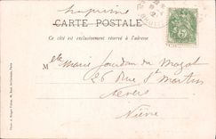 VINTAGE POSTCARD Lyon Basilica of ND of Fourviere