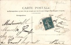 CPA Troyes Encorbellement de L'Hotel de Marizy