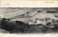 CPA Saint Jean De Luz Vue Generale Prise de Ciboure