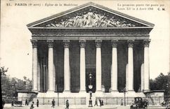 CPA Paris Eglise de la Madeleine