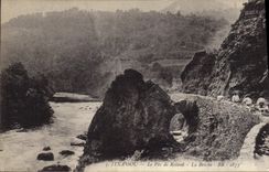 VINTAGE POSTCARD Itxassou the Roland No the breach