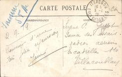 VINTAGE POSTCARD Itxassou the Roland No the breach