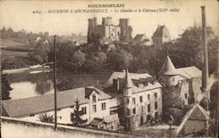 CPA Bourbonnais Bourbon L'Archambault Le Moulin et le Chateau