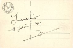 VINTAGE POSTCARD Mont co. Odile Carries Roman