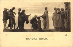 VINTAGE POSTCARD Sancta Odilia