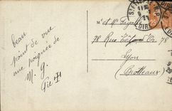 VINTAGE POSTCARD Saint Etienne Places Jean Jaures