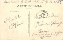 VINTAGE POSTCARD the High Marne the Viaduct of Chaumont Train