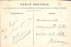 VINTAGE POSTCARD Castle of Contencon Frontage of dining room and carries principal