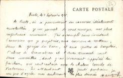 VINTAGE POSTCARD Surroundings of St Pons Excursion to the Jump of Vesoles the large cascade