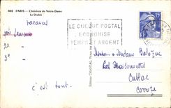 CPM Paris Chimeres de Notre Dame Le diable