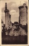 VINTAGE POSTCARD Mehun on Yevre Ruins of the Castle Castle Charles VII