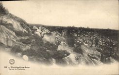 VINTAGE POSTCARD Fontainebleau Avon Valley of Thebaide