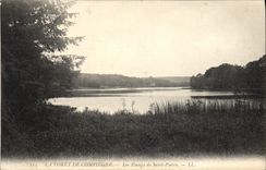 Taladro de la POSTAL de la VENDIMIA de las charcas de Compiegne del Saint Pierre