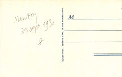 VINTAGE POSTCARD To remember Of Menton Lemons