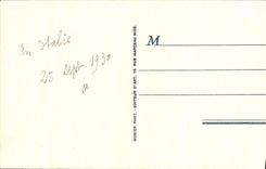 VINTAGE POSTCARD Grimaldi Ventimiglia the Red Rocks Frontiera Italiana