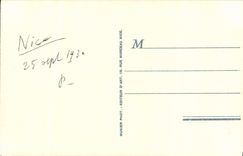 POSTAL Niza Genarale visto de la VENDIMIA tomado del montaje del boro