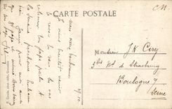 POSTAL Grenoble de la VENDIMIA los muelles de piedra de la mina y la gama alpestre