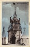 VINTAGE POSTCARD Dijon Jacquemart Clock