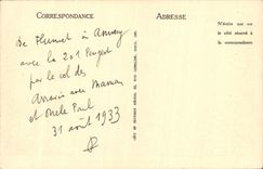 VINTAGE POSTCARD the Collar Of Aravis And Mont Blanc