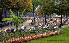CPA Aix Les Bains Le Parc Pendant La Musique