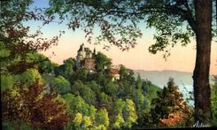 CPA Lac D'Annecy Chateau De Menthon Saint Bernard