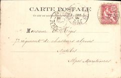 VINTAGE POSTCARD Holy Maur Creteil the Bridge