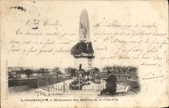 CPA Champigny Monument Des Mobiles De La Cote D'Or