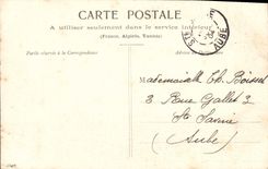 Ataque frontal de Pau de la POSTAL de la VENDIMIA del castillo