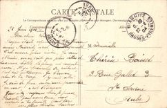 CPA Biarritz La Place Et L'Hotel Victoria