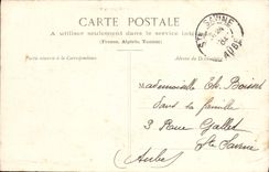 POSTAL Pau View Taken De Jurancon de la VENDIMIA