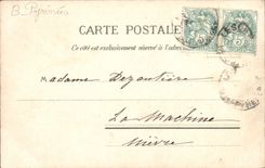 Bulevar de Pau de la POSTAL de la VENDIMIA de los Pyrenees