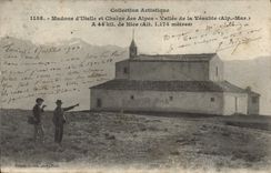 CPA Madone D'Utelle Et Chaine Des Alpes Vallee De La Vesubie