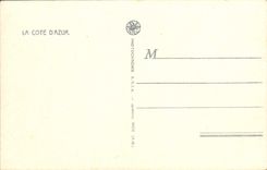 CPA Golfe Juan La Plage Et Les Palmiers