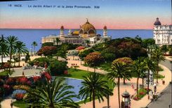 CPA Nice Le Jardin Albert 1er Et La Jetee Promenade