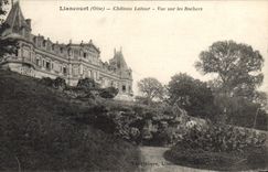 CPA Liancourt Chateau Latour Vue Sur Les Rochers