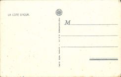 CPA Menton Vue Generale Garavan Pris De La Frontiere Franco italienne 