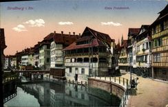 POSTAL Estrasburgo Klein Frankrecih de la VENDIMIA