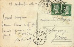 VINTAGE POSTCARD Talmont the Old Church