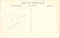 POSTAL de la VENDIMIA en Morvan Pedro que transfiere el monasterio y los dormitorios