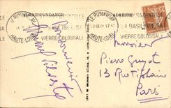 VINTAGE POSTCARD Puy the Organ D' Espaly And the Viaduct