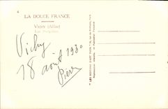 VINTAGE POSTCARD Vichy Pergolas