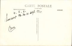 VINTAGE POSTCARD Saumur the Island D' Offard District Of the Bridges Seen from Of the Castle