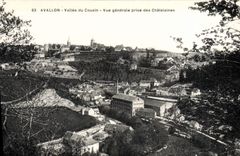 CPA Avallon Cousin Le Pont Vue generale prise des Chatelaines 