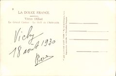 CPA Vichy Le Grand Casino Le Hall de l'Arlequin